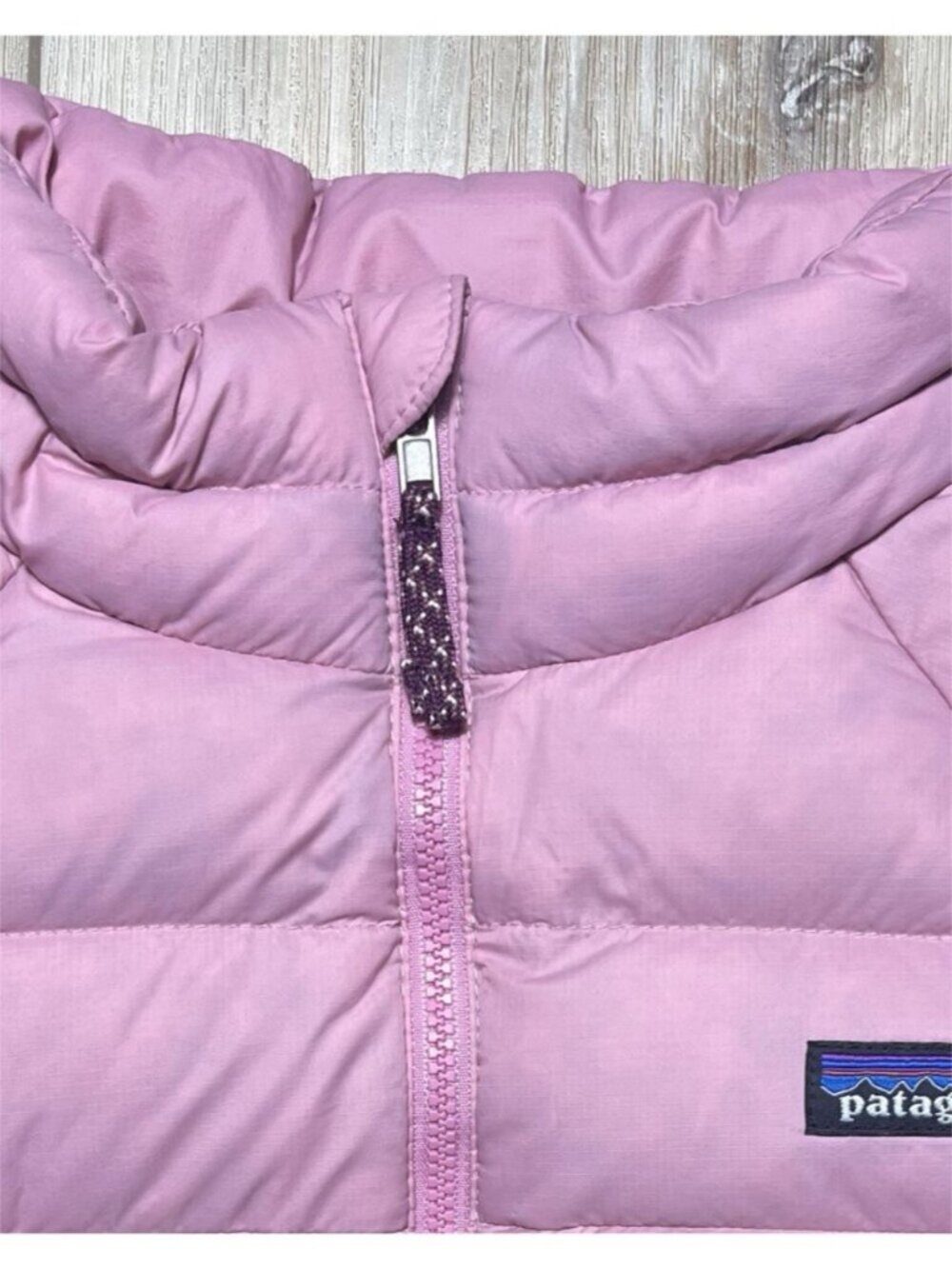 Patagonia Netplus Shells Recycled Pink Down Puffer Jacket -Youth Size Large (12) - Picture 6 of 16